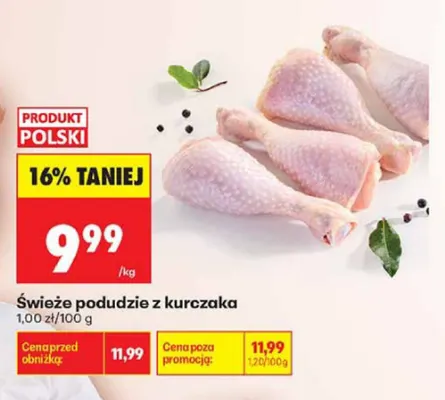 Świeże podudzie z kurczaka promocja w Biedronka