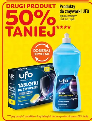 Tabletki do zmywarki UFO promocja w POLOmarket