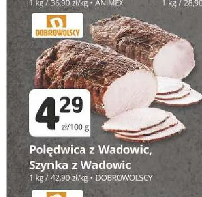 Polędwica z Wadowic Dobrowolscy promocja w Marketvita