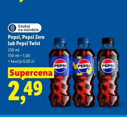 Napój gazowany Pepsi Twist promocja w Lidl