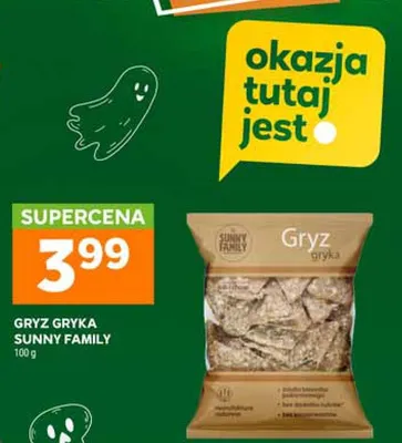 Gryz gryka Sunny Family promocja w Stokrotka