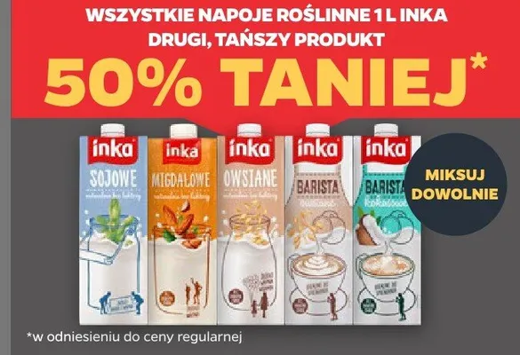 Napój sojowe promocja w Netto