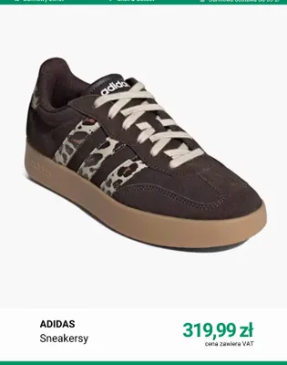 Sneakersy Adidas promocja w Deichmann
