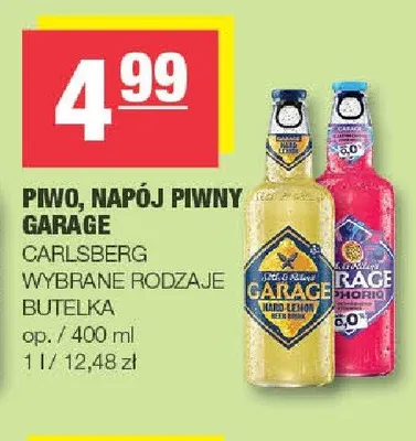 Napój piwny Garage Hard Lemon promocja w SPAR