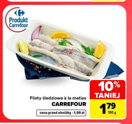 Filety śledziowe à la matias Carrefour promocja w Carrefour