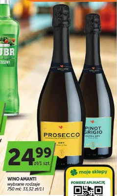 Wino Pinot Grigio Amanti Extra Dry promocja w ABC