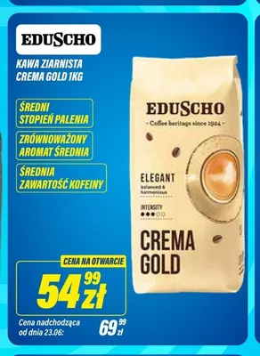 Kawa ziarnista Eduscho Crema Gold promocja w RTV EURO AGD