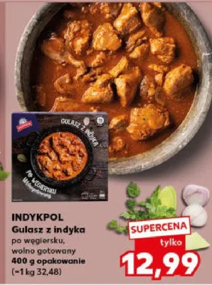 Gulasz z indyka po węgiersku, wolno gotowany promocja w Kaufland