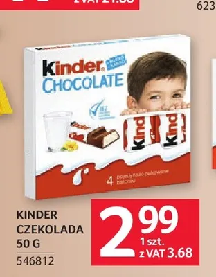 Czekolada Kinder promocja w Selgros