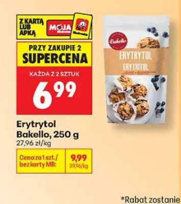 Erytrytol Bakello promocja w Biedronka