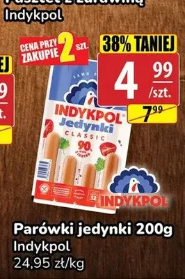 Parówki jedynki Indykpol promocja w API Market