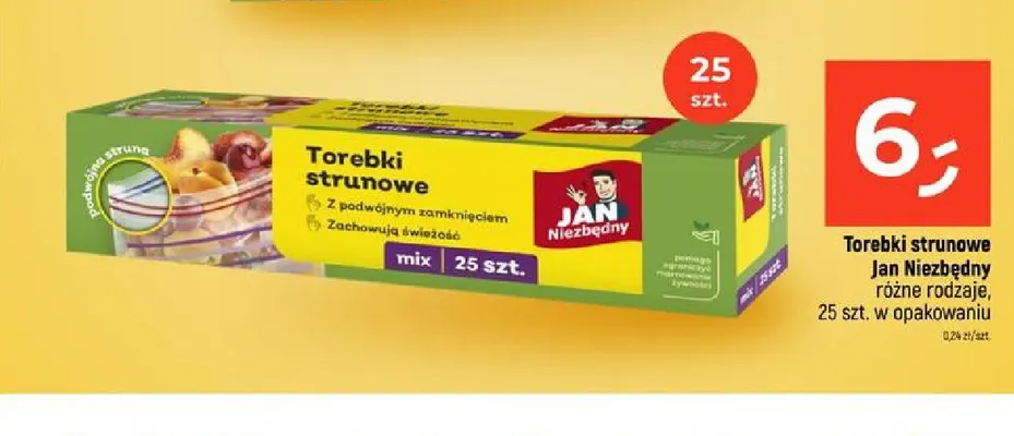 Torebki strunowe Jan Niezbędny promocja w Dealz