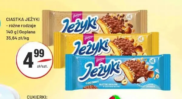 Ciastka Jeżyki Goplana promocja w Sedal