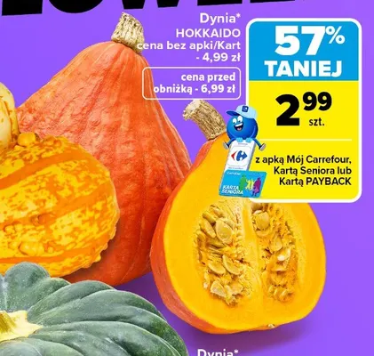 Dynia Hokkaido promocja w Carrefour