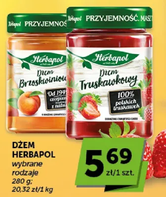 Dżem brzoskwiniowy Herbapol promocja w Groszek