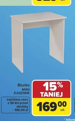 Biurko Mini Kaszmir promocja w Carrefour