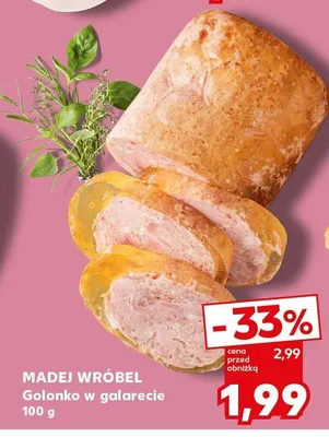 Golonko w galarecie Madej Wróbel promocja w Kaufland