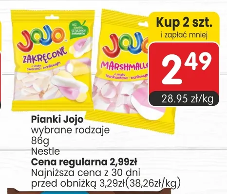 Pianki Jojo Marshmallow promocja w Market Point