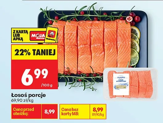 Łosoś poreje promocja w Biedronka