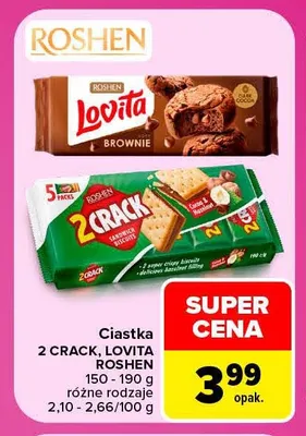 Ciastka Lovita Roshen promocja w Carrefour Market