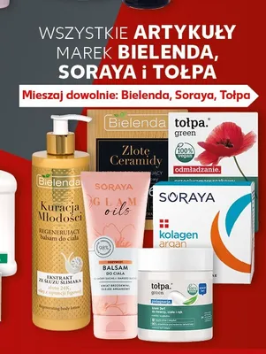 Artykuły marek Bielenda, Soraya i Tołpa promocja w Kaufland