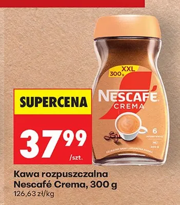 Kawa rozpuszczalna Nescafé Crema promocja w Biedronka