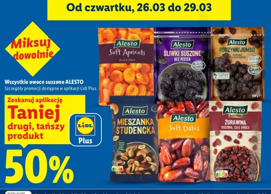 Morele suszone Soft Apricots promocja w Lidl