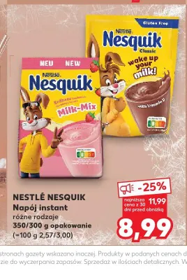Napój instant Nesquik truskawkowy promocja w Kaufland