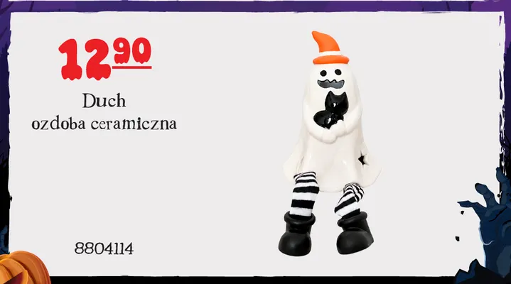 Duch ozdoba ceramiczna promocja w MR. DIY