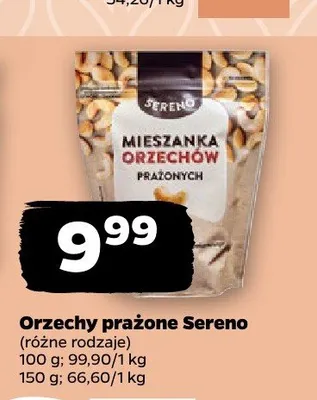 Orzechy prażone Sereno promocja w Netto