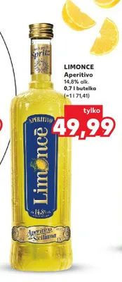 Aperitivo Limonce 14,8% alk. promocja w Kaufland