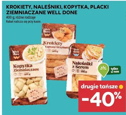 Krokiety, naleśniki, kopytka, placki ziemniaczane promocja w Stokrotka