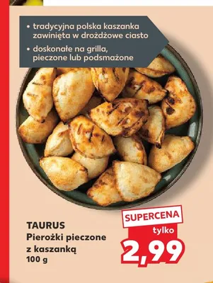 Pierożki pieczone z kaszanką Taurus promocja w Kaufland