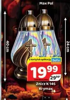 Znicz Krymax K 145 40 cm promocja w Delfin