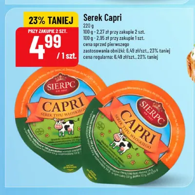 Serek Capri Sierpc promocja w POLOmarket