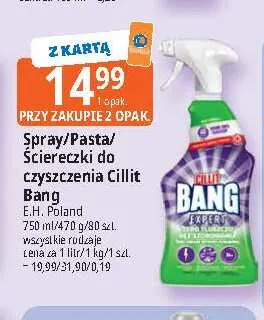 Spray do czyszczenia Cillit Bang promocja w Leclerc