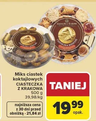 Miks ciastek koktajlowych Ciasteczka z Krakowa promocja w Carrefour