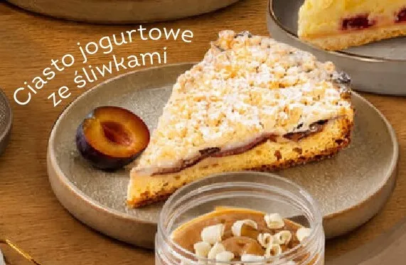 Ciasto jogurtowe ze śliwkami Słodka Pracownia promocja w Żabka