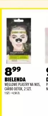 Węglowe plastry na nos Carbo Detox Bielenda promocja w Drogerie Natura