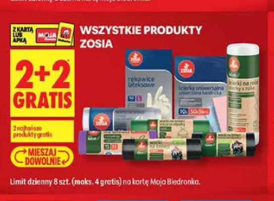 Produkty Zosia promocja w Biedronka