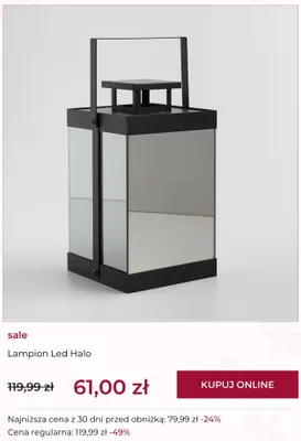 Lampion LED Halo Home&You promocja w home&you