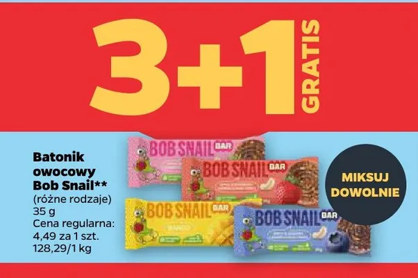 Batonik owocowy (różne rodzaje) promocja w Netto