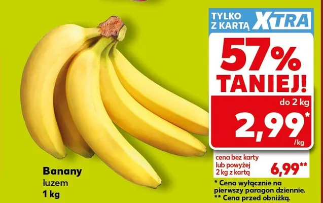 Banany promocja w Kaufland
