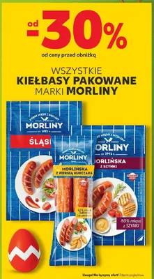 Kiełbasy pakowane marki Morliny promocja w Kaufland