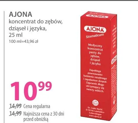 Koncentrat do zębów, dziąseł i języka promocja w Hebe