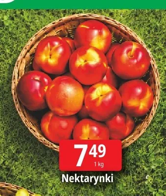 Nektarynki promocja w Leclerc