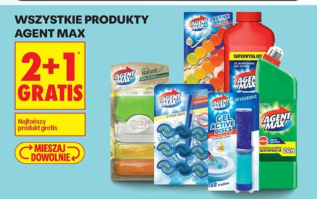 Wszystkie produkty 2+1 GRATIS promocja w Biedronka