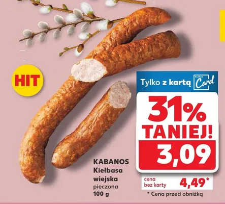Kiełbasa wiejska Sokołów promocja w Kaufland