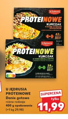 Danie gotowe Kurczak w sosie dyniowo-kokosowym U Jędrusia Proteinowe promocja w Kaufland