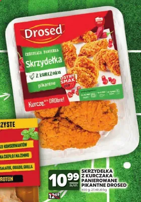 Skrzydełka z kurczaka panierowane pikantne Drosed promocja w Stokrotka